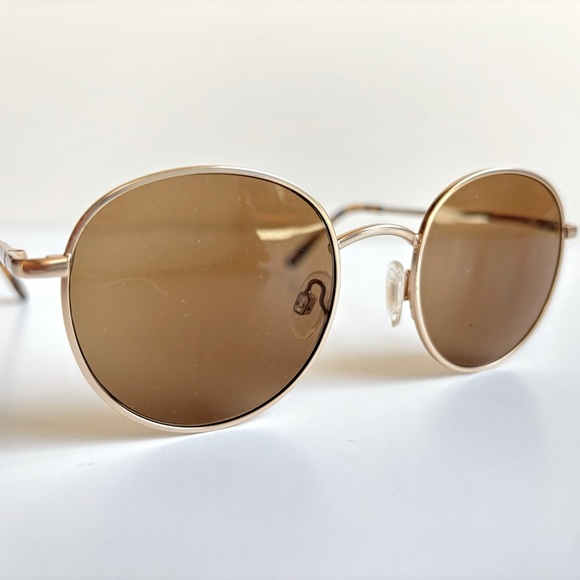 Peepers The Good Life Sunglasses Readers Gold Rim w/ +1.00 Bifocal Magnification - Picture 3 of 11